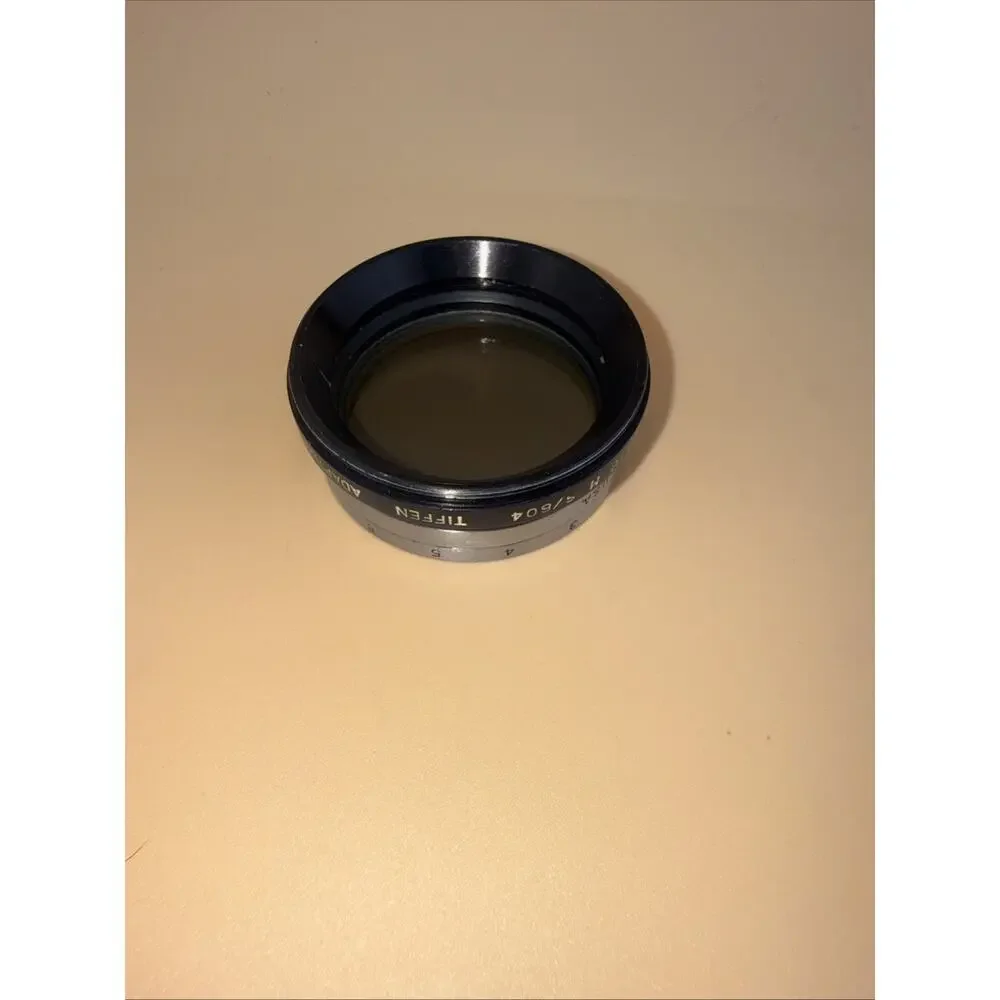 Tiffen Series 6 Polarizing Filter +49mm Adapter Ring (6/604) Vintage USA Made